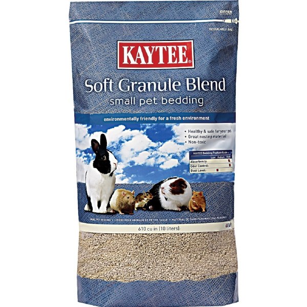 Kaytee soft granule blend bedding for pet cages best sale